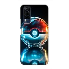 Чехол с Пикачу на VIVO Y53S – Мяч Пикачу