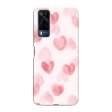 Чехол с розовым рисунком для VIVO Y53S