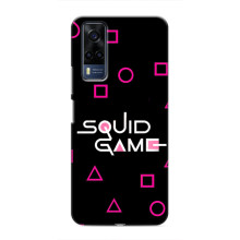 Чехол Гра в кальмара для VIVO Y53S – Логотип игры кальмара