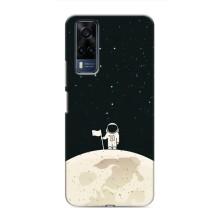 Космические Чехлы для Виво у53с (VPrint) (На луне)