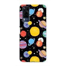 Космические Чехлы для Виво у53с (VPrint) (Рисованные планеты)