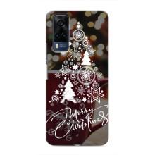 Рождественские Чехлы для VIVO Y53S (VPrint) (Елочка узорная)