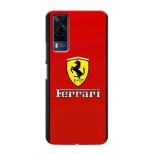 Силиконовый бампер с картинкой машины на VIVO Y53S – Ferrari Logo