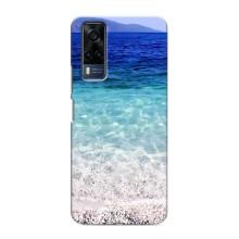 Силиконовый чехол с КАРТИНКАМИ лето для VIVO Y53S (AlphaPrint) (Море)