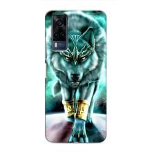 Защитные чехлы для Виво у53с (AlphaPrint) (ХИТ продаж) ВОЛК (Яркий волк)