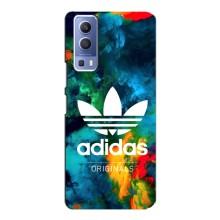 Чохли Адидас для Vivo Y72 (AlphaPrint) (Яскравий Адідас)