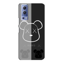 Чехлы для Vivo Y72 - Bearbrick Louis Vuitton (PREMIUMPrint) (БеарБрик глаза)