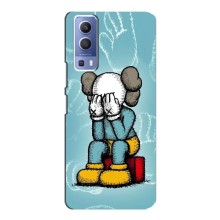 Чехлы для Vivo Y72 - Bearbrick Louis Vuitton (PREMIUMPrint) (Плач Bearbrick)