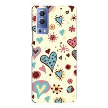 Чехлы для любимой на ВіВО Y72 (VPrint) (Сердечки)