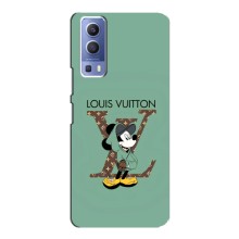 Чохли Луі Вітон для Vivo Y72 (AlphaPrint - LOUIS VUITTON) (Міккі Маус LV)