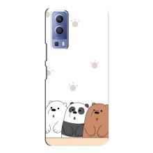Чохли з зображенням різних тварин на Vivo Y72 (Здивовані ведмедики)