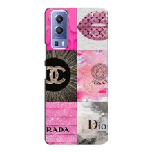 Чехол (Dior, Prada, YSL, Chanel) для Vivo Y72 (Модница)