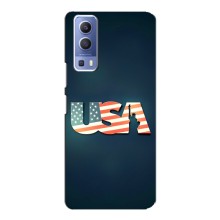 Чехол Флаг USA для Vivo Y72 (USA)