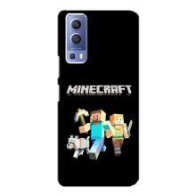 Чохол Майнкрафт на Vivo Y72 (AlphaPrint) Minecraft (герої Minecraft)