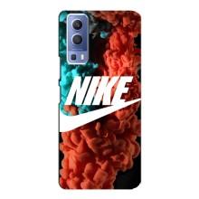 Чохол для Vivo Y72 - з принтом Найк (AlphaPrint) (Димчастий найк)