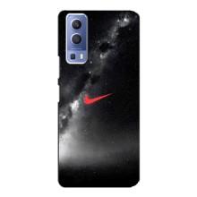 Чохол для Vivo Y72 - з принтом Найк (AlphaPrint) (Найк червоний)
