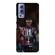 Чехол с футболистом Ламин Ямаль Vivo Y72 (Ямал с кубком)