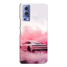 Чохол з авто Порше для Vivo Y72 – Рожевий Порше