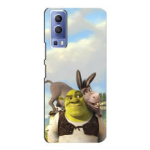 Чохол з мультфільмом Шрек на Vivo Y72 – Шрек і осел
