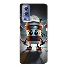 Чехол с мемом Тралалело тралала на Vivo Y72 – Капучино асасино