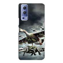 Чохол з мемами траралело тралала для Vivo Y72
