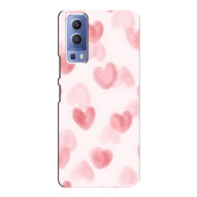 Чехол с розовым рисунком для Vivo Y72