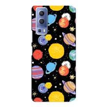 Космічні Чохли для ВіВО Y72 (VPrint) (Намальовані планети)
