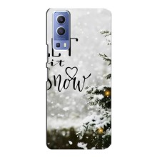 Новогодние, Праздничные Чехлы для Vivo Y72 - 2024 год – Let it snow