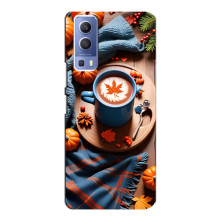 Чохол з унікальним дизайном 'Осінь з кавою' для Vivo Y72 – Кава і гарбузики