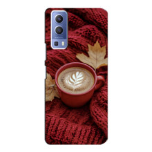 Чохол з унікальним дизайном 'Осінь з кавою' для Vivo Y72 – Кава на ковдрі