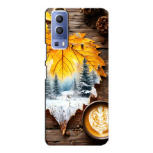 Чохол з унікальним дизайном 'Осінь з кавою' для Vivo Y72 – Осінньо-зимове кава