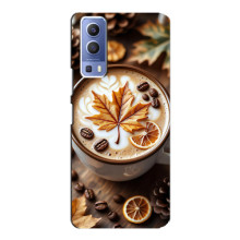 Чохол з унікальним дизайном 'Осінь з кавою' для Vivo Y72 – Пряна кава