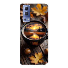 Чохол з унікальним дизайном 'Осінь з кавою' для Vivo Y72 – Темна кава