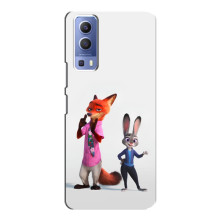 Силіконовий чохол з принтом Зоотрополіс для Vivo Y72 – Джуді і Нік