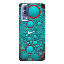 Силиконовый Чехол на Vivo Y72 с картинкой Nike (Найк зеленый)