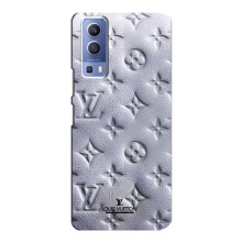 Текстурный Чехол Louis Vuitton для Виво У72 (Белый ЛВ)