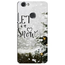 Новогодние, Праздничные Чехлы для Vivo Y73 - 2024 год (Let it snow)