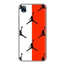 Чехлы для ViVO Y91C - с картинкой JORDAN (AlphaPrint) (Лого Джордан)