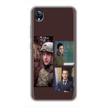 Чехол для ViVO Y91C (AlphaPrint - с принтом Зеленского) – Президент