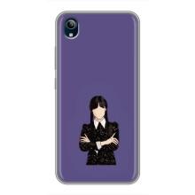 Чохли Венсдей на ViVO Y91C Уенсдей (AlphaPrint) (Венздей у чорному)