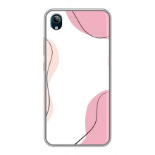 Чохол квітковий дизайн для ViVO Y91C – Рожевий фон