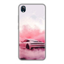 Чохол з авто Порше для ViVO Y91C – Рожевий Порше