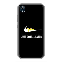 Чехол с логотипом Найк на ViVO Y91C (Nike just do it)
