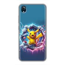 Чехол с Пикачу на ViVO Y91C – Лого Пикачу