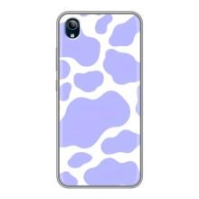 Чохол з принтом корови на ВіВО Я91С – Фіолетовий принт