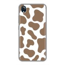 Чохол з принтом корови на ВіВО Я91С – Коричневий принт