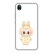 Чехол с принтом Лабубу для ViVO Y91C – Бежевый Лабубу
