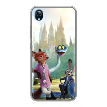 Чехол Зоотрополіс на ViVO Y91C – Ник Джуди и змея