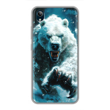 Чехол с картинкой «Хищники» для ViVO Y91C – Медведь