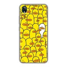 Силиконовый бампер с картинкой животных для ViVO Y91C (Особенный)